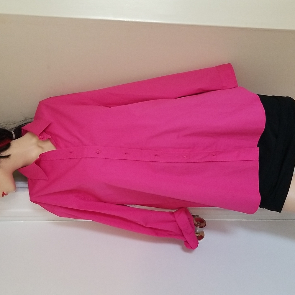 Zara crisp cotton blouse